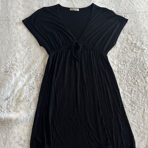 Black Beach Cover Up Dress (S)